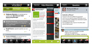 Capture Viadeo2 300x153 Nouvelle application iPhone pour Viadeo