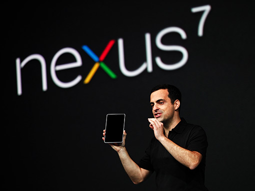 GOOGLE UNVEILS NEXUS 7 TABLET AT GOOGLE I/O 2012 CONFERENCE