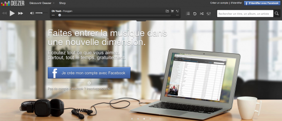 bandeau deezer