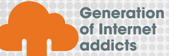 bandeau infographie generetaion of internet addicts