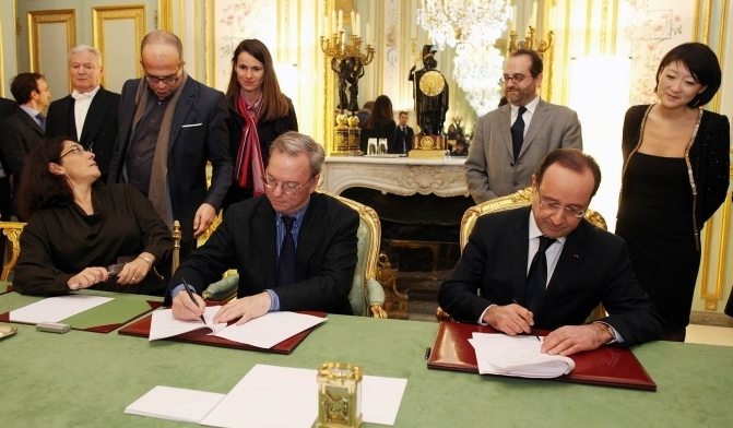 Accord gouvernement français et google au sujet de google actualités