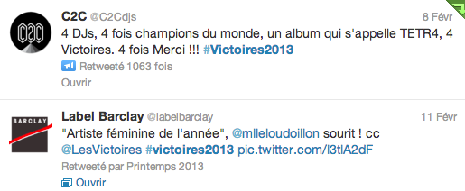 victoires tweets