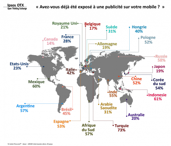 cartographie publicité mobile