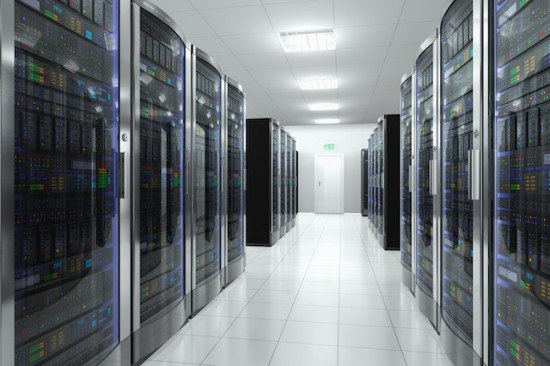 Server room in datacenter