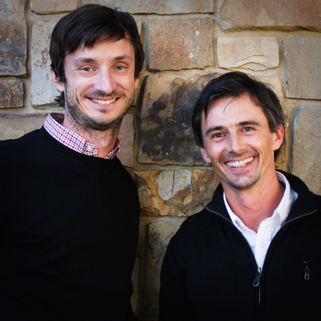 Sébastien Payen et Thibaut Scholasch, les deux fondateurs de Fruition Sciences