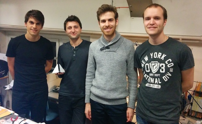 Les quatre co-fondateurs d'Ubithings