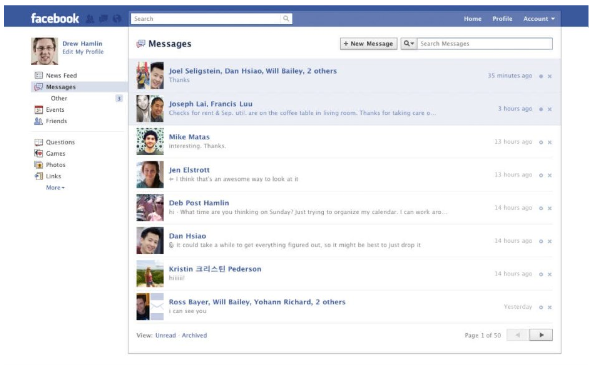 Facebook-message-conversation