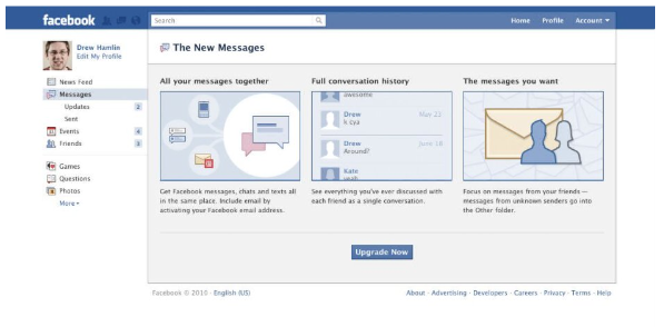Facebook-message