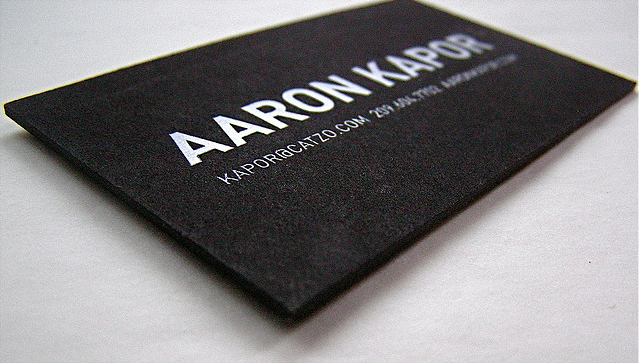 aaron-business-card carte de visite aaron kapor