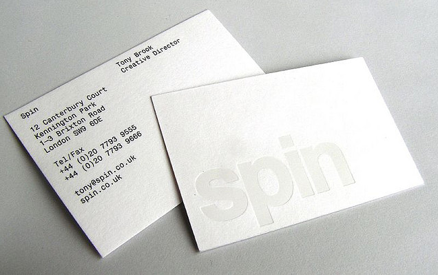 spin-business-card carte de visite spin